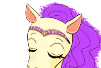 a drawing of a pony with the word crown written below it