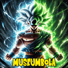 a poster of a cartoon character with the words museumbola on the bottom