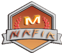 a logo for mafia with the letter m in the middle