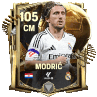 a card of a soccer player with the name modric