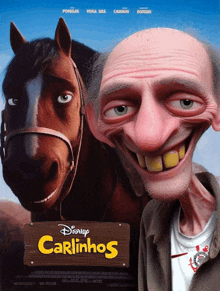 a poster for a disney carlinhos movie