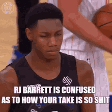 a basketball player is confused as to how your take is so shit