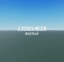 an advertisement for ijsselmeer roleplay is shown