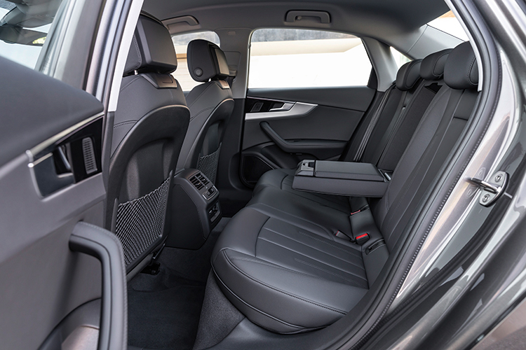 audi a4 backseat