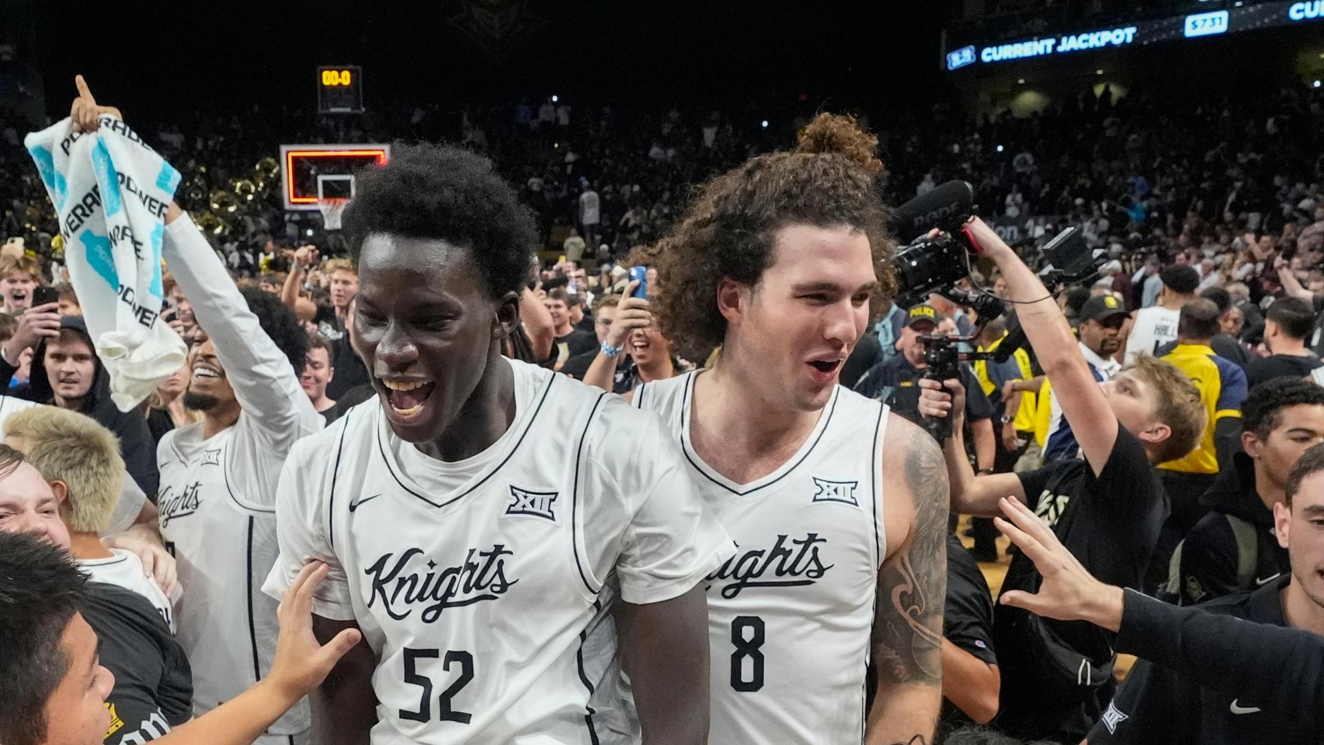 UCF faithful storm court after upset win over Texas A&M on opening night