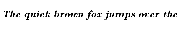 Preview of Bodoni Bold Italic