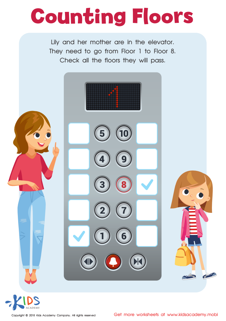 Counting Floors Worksheet