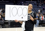 A'ja Wilson Scores 1,000 Season Points