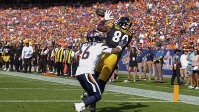 Las Vegas' Darnell Washington honors brother after scoring touchdown with Steelers