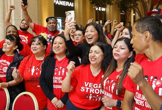 Union-Casino Ceremony with Labor Secretary