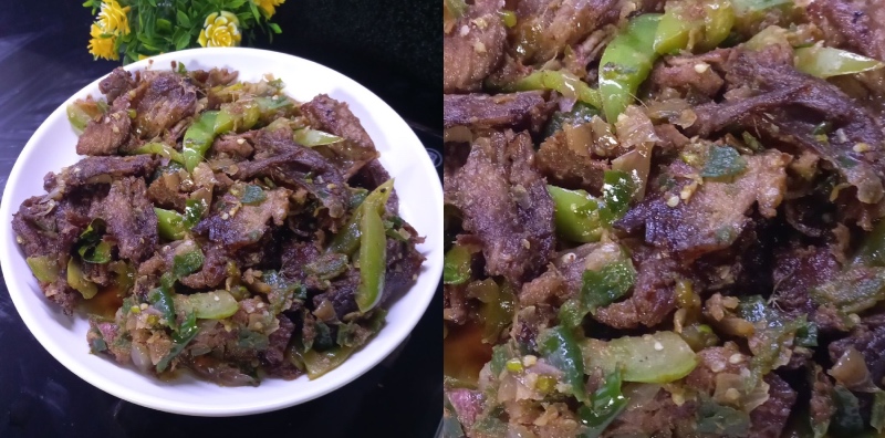 Daging Dendeng Balado Cili Hijau, Makan Dengan Nasi Panas Memang Layan!