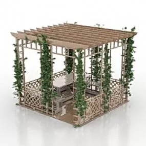 Pergola 3d model