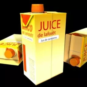 Juice Box 3d model