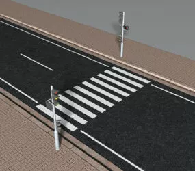 Road Highway 3d model