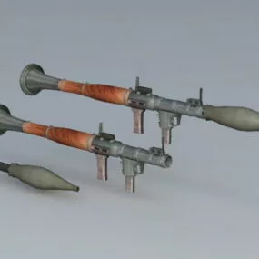 Rpg-7 Launcher 3d model