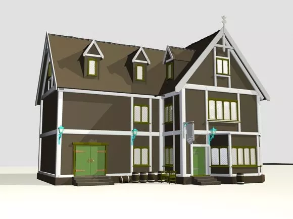 Modern House 3d model