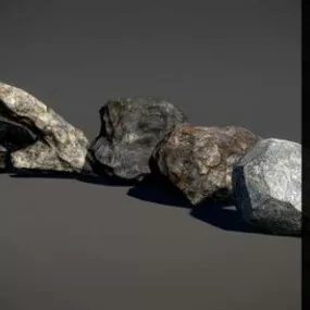 Nature Rock Set 3d model