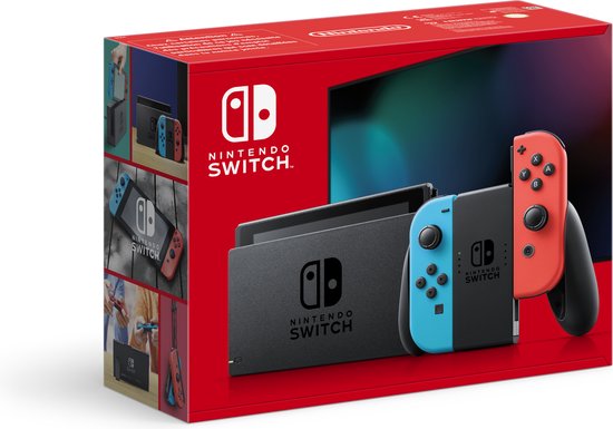 Nintendo Switch Console - Blauw/Rood