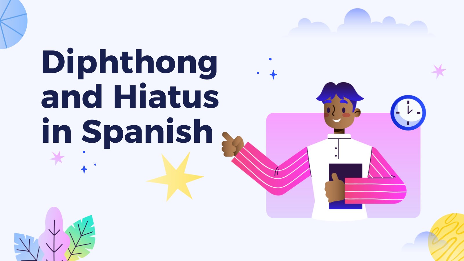 Diphthong and Hiatus presentation template 