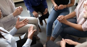 People sitting in a circle