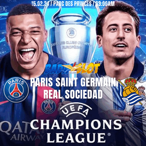 paris saint germain and real sociedad are playing in the qat champions airway league