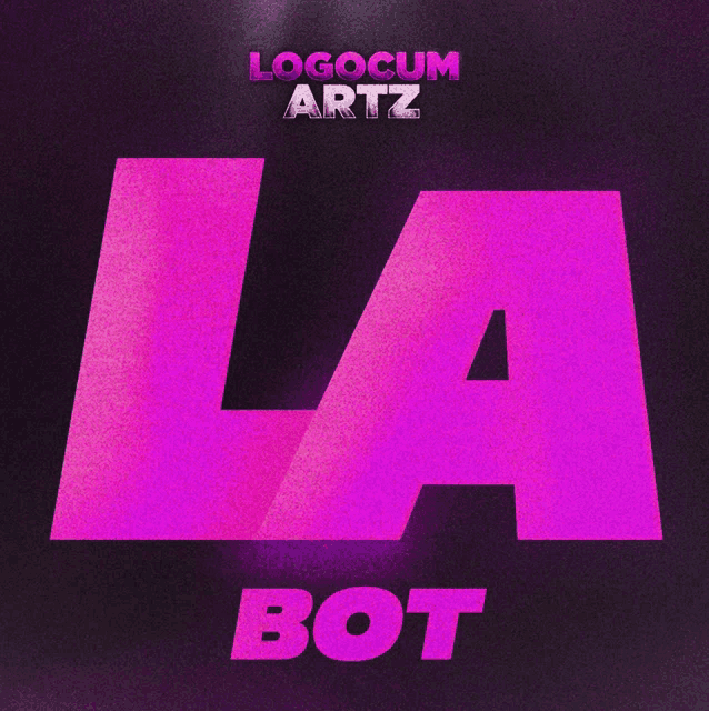 logocum artz 's la bot album cover has a purple background