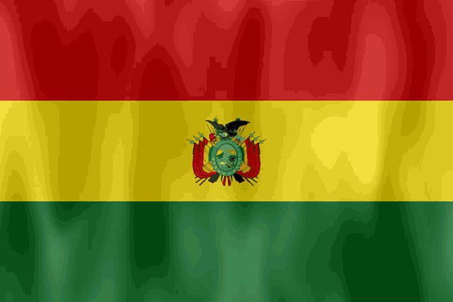 the flag of bolivia has a red yellow and green stripe