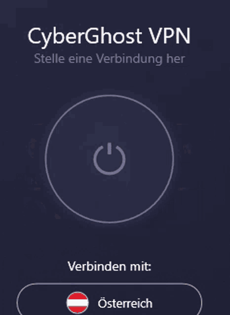 a screenshot of a cyberghost vpn app