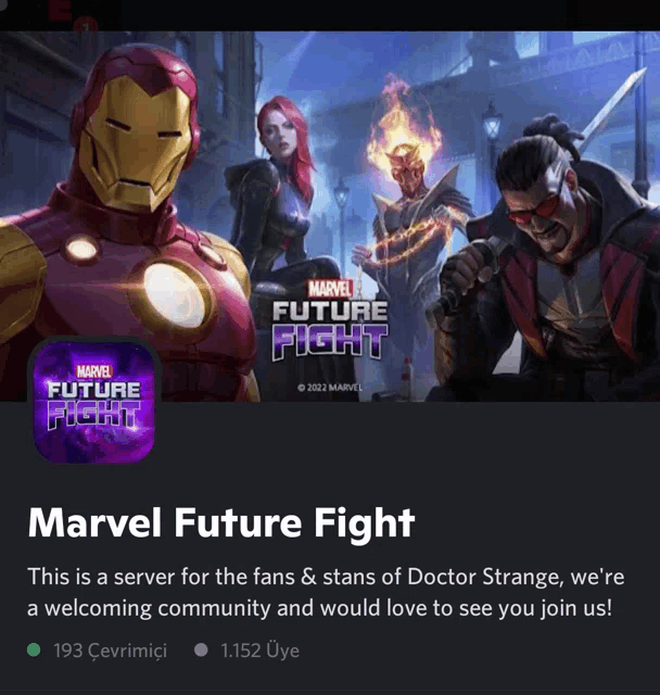 an advertisement for marvel future fight shows iron man and ghost rider