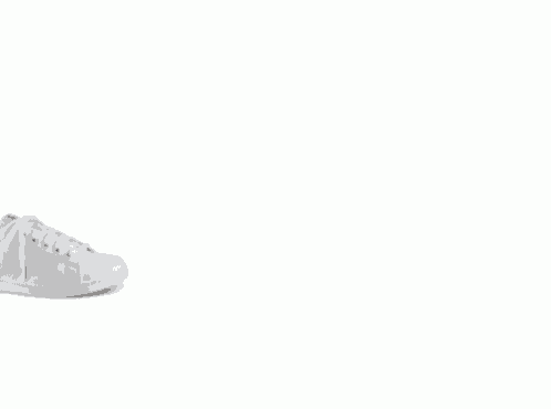 three different pairs of shoes are lined up in a row on a white background