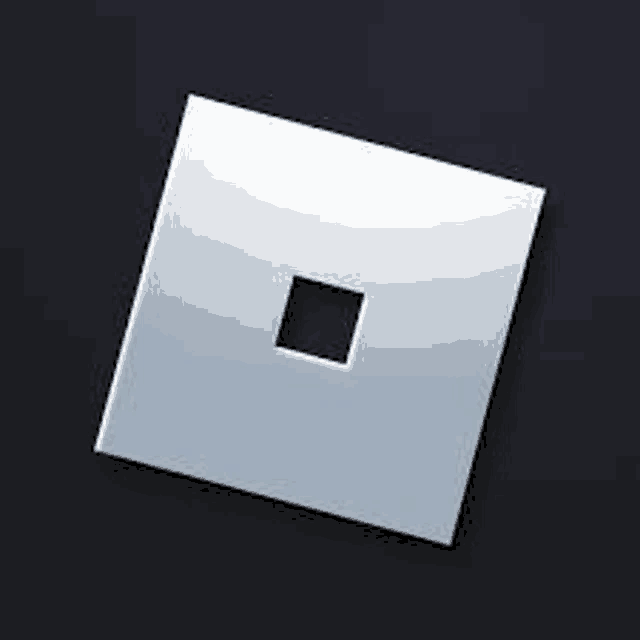 the roblox logo is a square with a square in the middle .