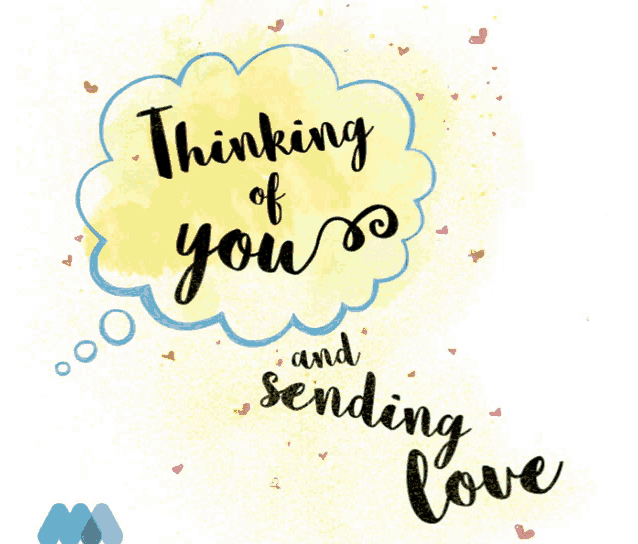 a thinking of you so and sending love message