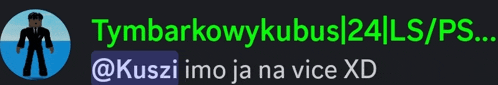 a black background with green text that says tymbarkowy kubus