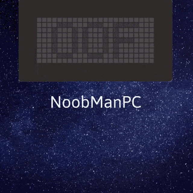 a sign that says 00f on it with the words noobmanpc below it