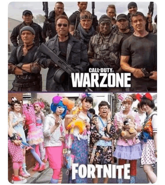 a call of duty warzone poster with a group of people