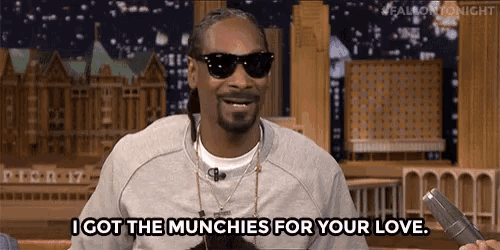 snoop dogg says i got the munchies for your love while wearing sunglasses