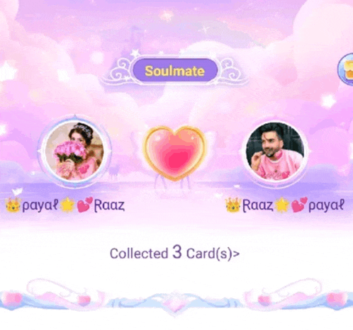 a screenshot of a game that says soulmate on it