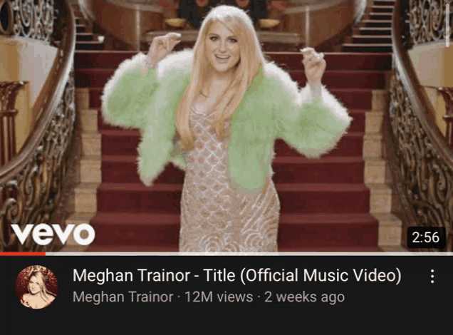 meghan trainor 's official music video on vevo