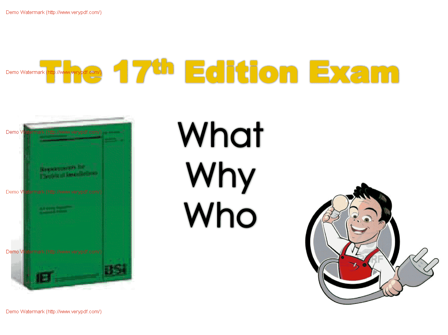 the 17th edition exam what why who is shown