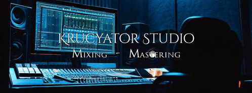 krucyator studio mixing and mastering is advertised on a poster