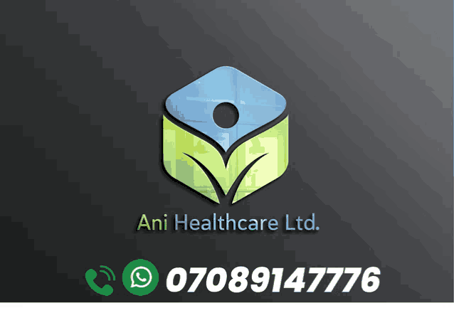 a logo for ani healthcare ltd. is shown