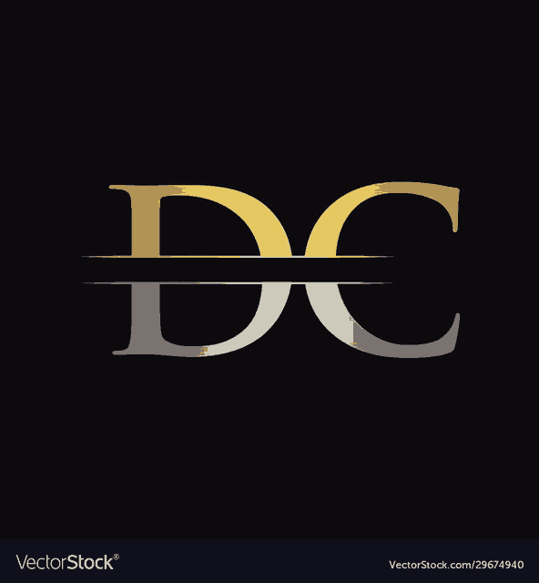 the letter dc is split in half and looks like a currency symbol .