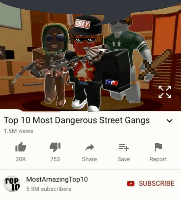 top 10 most dangerous street gangs youtube channel