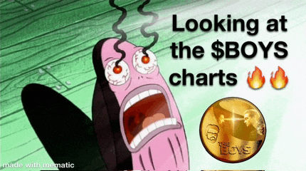 looking at the $ boys charts written on a poster