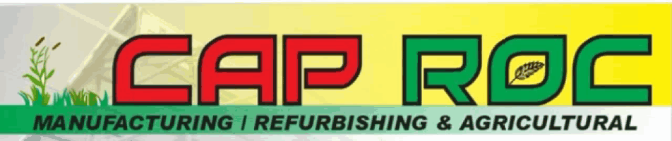 cap roc manufacturing and refurbishing and agricultural logo