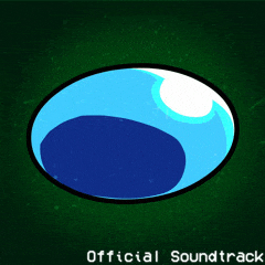 a blue oval with the words official soundtrack on it