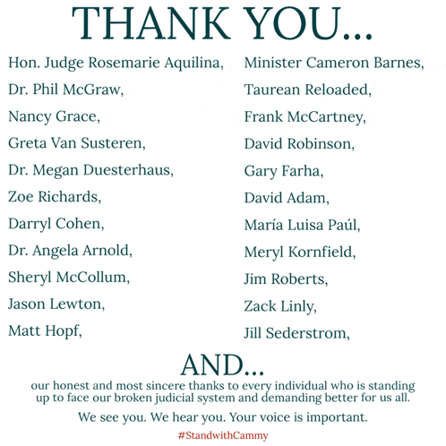 a list of people with the words " thank you " on top