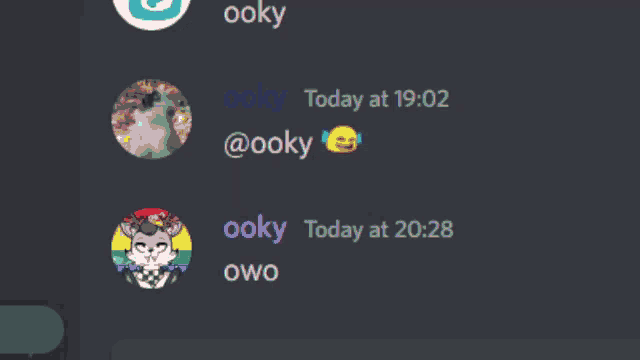 a screenshot of a discord app with a red button that says kick foxyowo on it