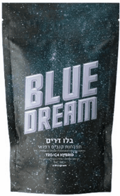 a bag that says blue dream in hebrew