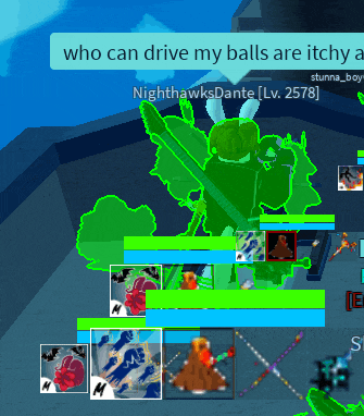 a screenshot of a video game with the words who can drive my balls are itchy at the top